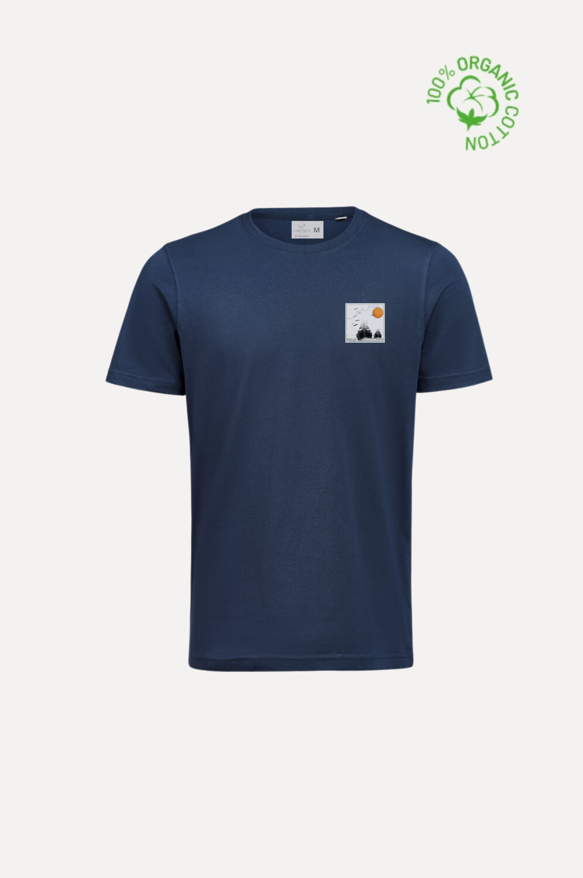 Camiseta Santoña azul marino