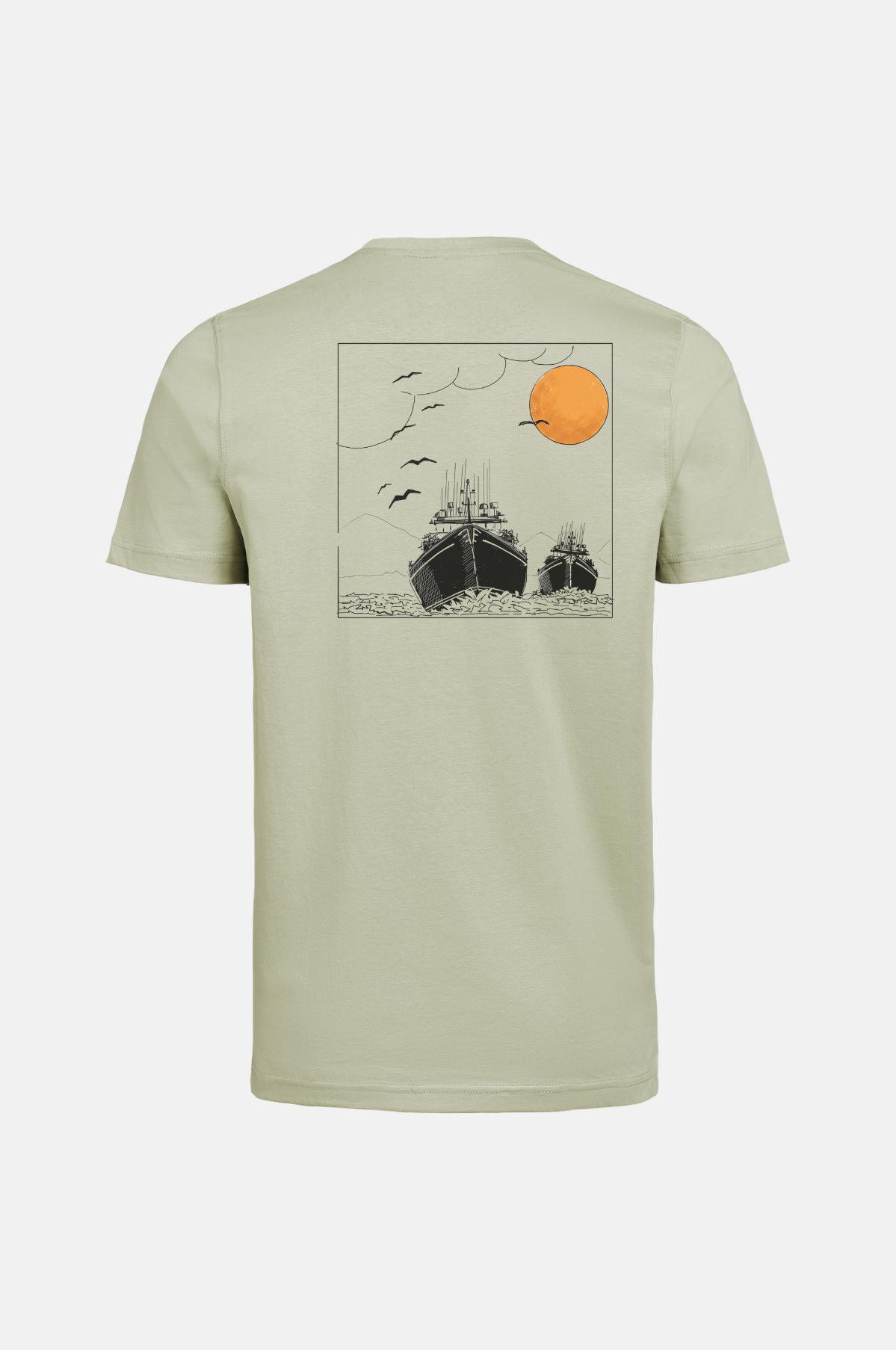 Camiseta Santoña oliva